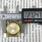 TAISHAN 27mm manual mechanical lady watch with gold accents and 19 jewels, elegant daily wear accessory.