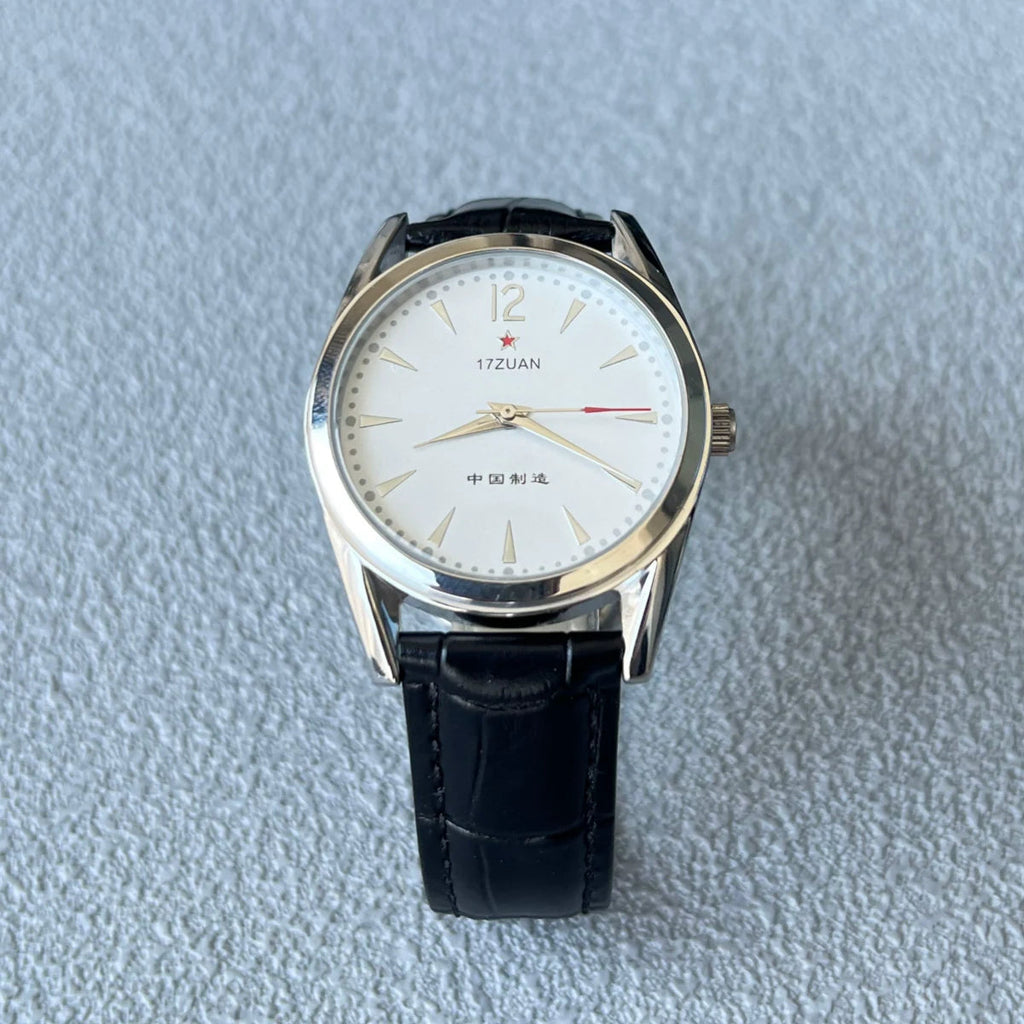 Vintage 7120 Manual Wind Mechanical Men's Watch August 1st Retro Gift NOS