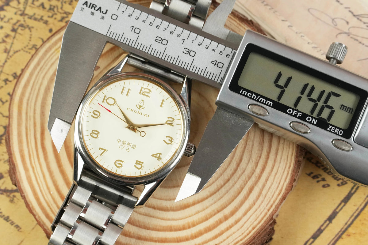 Chunlei Men's Manual Wind Mechanical Watch Vintage NOS Father Gift Retro