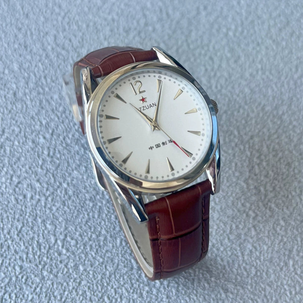 Vintage 7120 Manual Wind Mechanical Men's Watch August 1st Retro Gift NOS