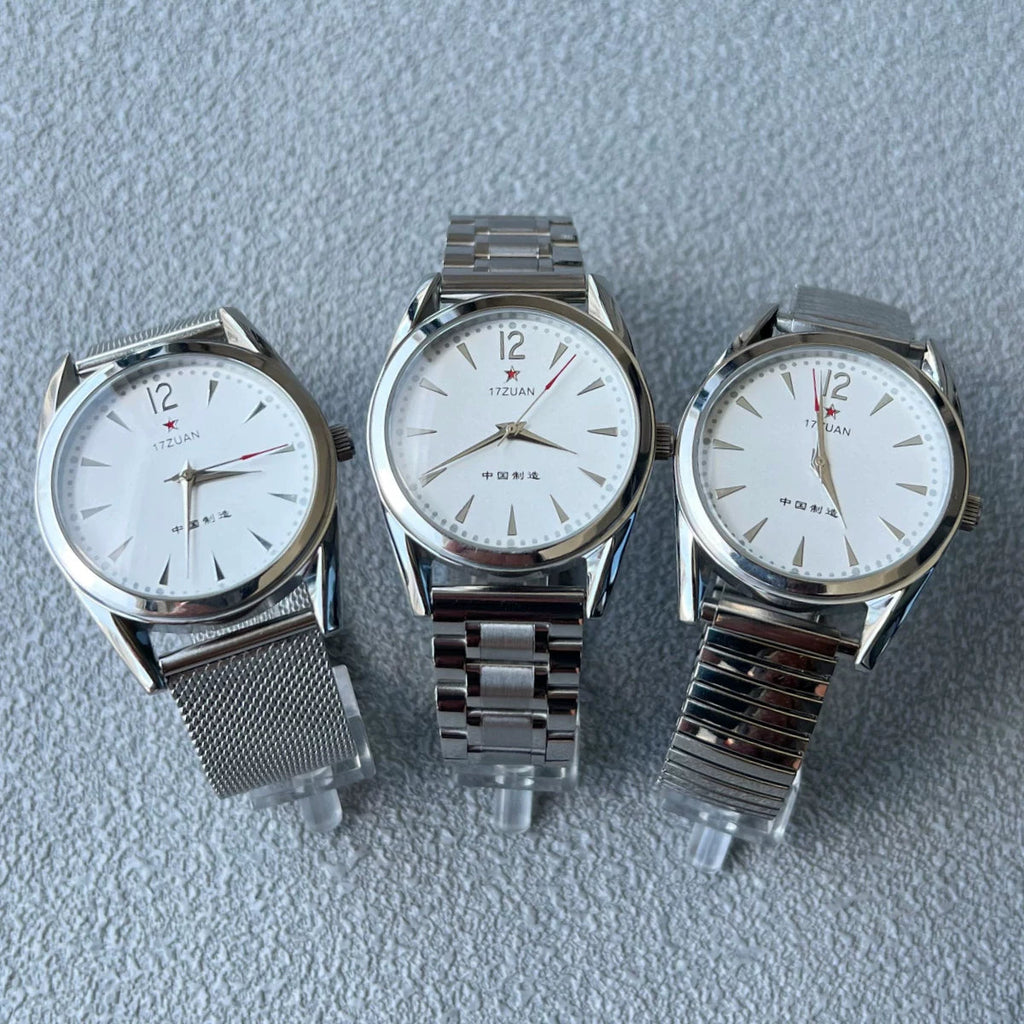 Vintage 7120 Manual Wind Mechanical Men's Watch August 1st Retro Gift NOS