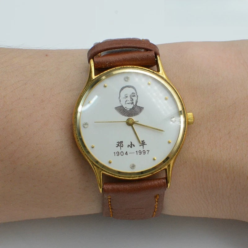 Vintage Red Commemorative Collectible Watch Imported Movement Limited Edition