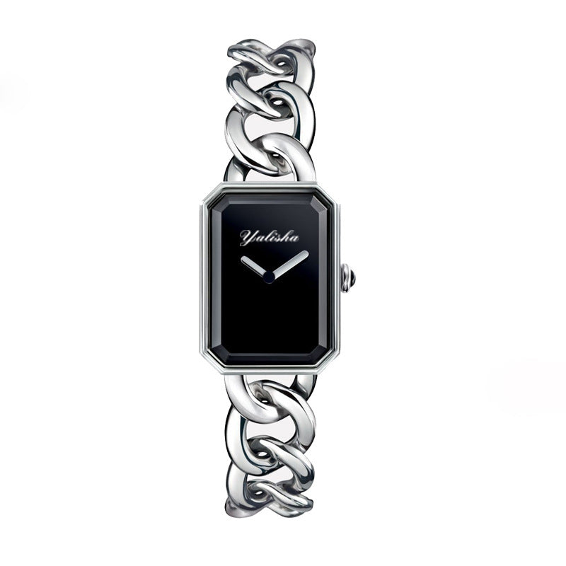 GESMART Women's Square Sugar Bracelet Quartz Fashion Jewelry Watch Trendy Retro Ladies