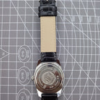 Shanghai Factory 38mm manual mechanical watch with white dial, 3 hands, 19 jewels, classic design by Shanghai Factory.