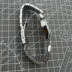 Silver 32mm Shanghai Factory manual mechanical watch with 19 jewels, classic shock-resistant timepiece.
