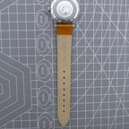 Beijing 36mm Double Rhomb watch with silver case, silver nail strap, manual mechanical movement for precise timekeeping