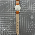Shanghai Factory 32mm manual mechanical watch with 19 jewels, shock-resistant design, classic elegance.