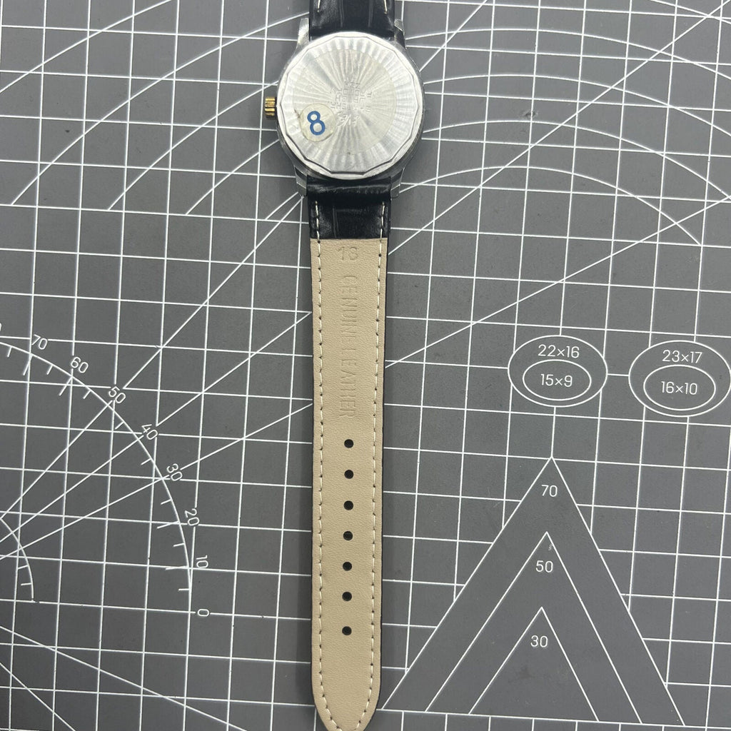 Shanghai Factory 34mm manual mechanical watch with black dial, 19 jewels, shock-resistant for daily wear.
