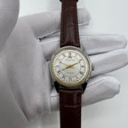 HONGLIAN 32mm manual mechanical watch with 17 jewels, Roman numerals, elegant vintage style.