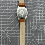 Shanghai Factory 7120 men's 37mm manual mechanical watch featuring shock-resistant movement and classic design for elegant style.