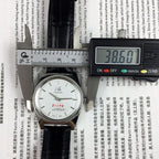 Shanghai Factory 37mm 7120 men's manual mechanical watch with shock-resistant design and classic style.