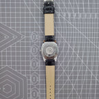 Shanghai Factory 38mm manual mechanical watch with white dial, 3 hands, 19 jewels, classic style accessory.