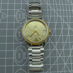 Shanghai Factory 36.5mm manual mechanical watch with 19 jewels, shock-resistant design for durability.