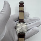 HONGLIAN 32mm manual mechanical watch with 17 jewels, Roman numerals, elegant classic design for formal wear.