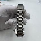 32mm Chinese Taihang manual watch with black dial, golden markers, precision 17-jewel movement for accurate timekeeping