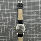 37mm Shanghai manual watch with gradient grey dial, 17 jewels, elegant classic timepiece for daily wear.