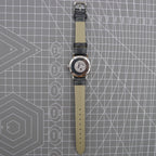 Beijing 31mm manual mechanical watch with silver case, double rhomb dial, showcasing classic Chinese craftsmanship.