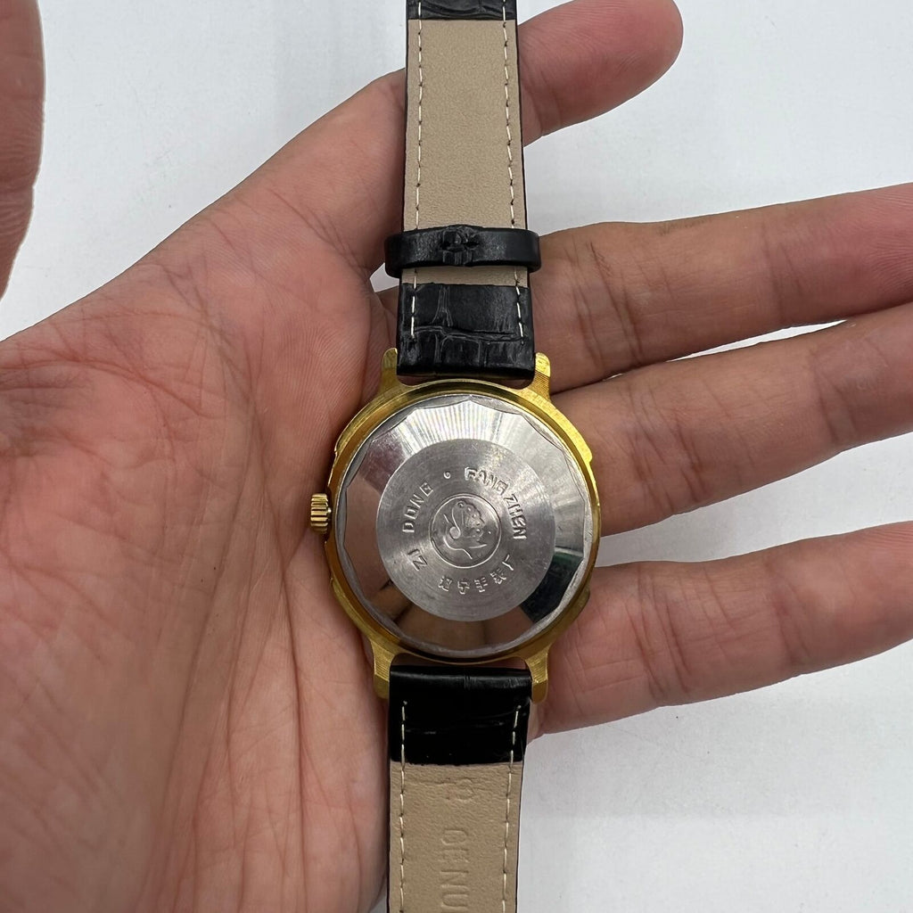 Kongque 37mm automatic watch with black dial, Roman numerals, and 33 jewel movement for accuracy.