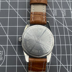 Chunlan 32mm manual mechanical watch with silver dial and 17-jewel movement for classic style.
