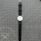 37mm China Baihua manual mechanical watch with 19 jewels, silver dial, shock-resistant design for durability