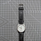 Shanghai Factory 37mm 7120 men's manual mechanical watch showcasing shock-resistant design and classic craftsmanship.