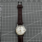 33mm Shanghai manual mechanical watch with single calendar, 17 jewels, shock-resistant design by Shanghai.