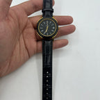 37mm Kongque automatic watch with black dial, Roman numerals, and 33 jewels for precise timekeeping.