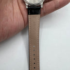 Vintage Shanghai Factory 8120 manual 36mm watch with 17-jewel shock-resistant mechanical movement.