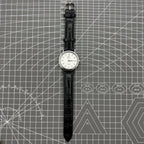 37mm China Baihua manual watch with silver dial, 19 jewels, shock-resistant design for durability