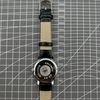 China Baihua 37mm manual watch with silver dial, 19 jewels, shock-resistant for lasting performance
