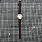 33mm Shanghai manual mechanical watch with single calendar, 17 jewels, shock-resistant design by Shanghai.
