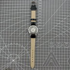 China Baihua 37mm manual silver dial watch with 19 jewels and shock-resistant durable design.