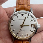 33mm Shanghai Manual Mechanical Watch with single calendar, 17 jewels, shock-resistant, classic design.