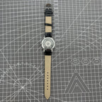 Baihua 37mm manual mechanical watch with silver dial, 19 jewels, and shock-resistant durability.
