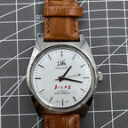 Shanghai Factory 7120 men's 37mm manual mechanical watch with shock-resistant movement and elegant classic style.