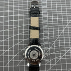China Baihua 37mm manual mechanical watch with silver dial, 19 jewels, and shock-resistant design for long-lasting use