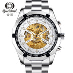 GESMART Men's Skeleton Automatic Mechanical Watch Luminous Custom Design Wristwatch