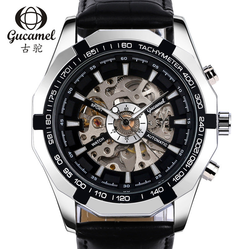 GESMART Men's Automatic Mechanical Watch Self Winding Trendy Wristwatch