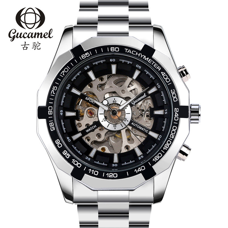 GESMART Men's Automatic Mechanical Watch Self Winding Trendy Wristwatch