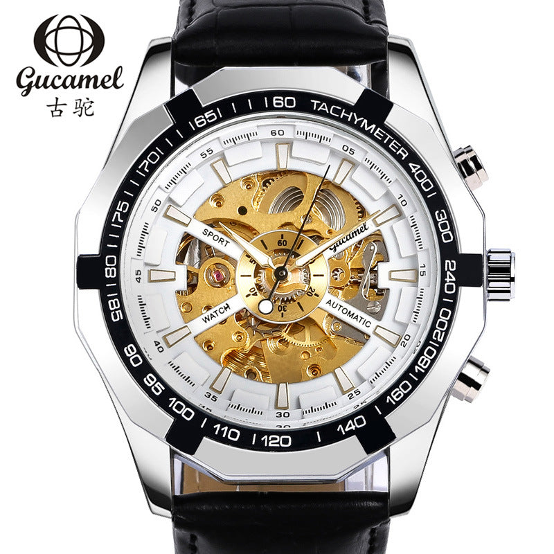 GESMART Men's Automatic Mechanical Watch Self Winding Trendy Wristwatch