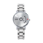 Men's Korean-Style Rotating Dial Steel-Band Fashion Watch
