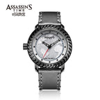 GESMART Men's New Fashion Quartz Watch Leather Band Personality Trendy Student Wristwatch