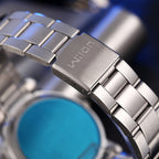 Men's Korean-Style Rotating Dial Steel-Band Fashion Watch
