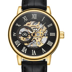 Men's Automatic Mechanical Watch with Steel Band