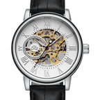 Men's Automatic Mechanical Watch with Steel Band