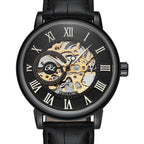Men's Automatic Mechanical Watch with Steel Band