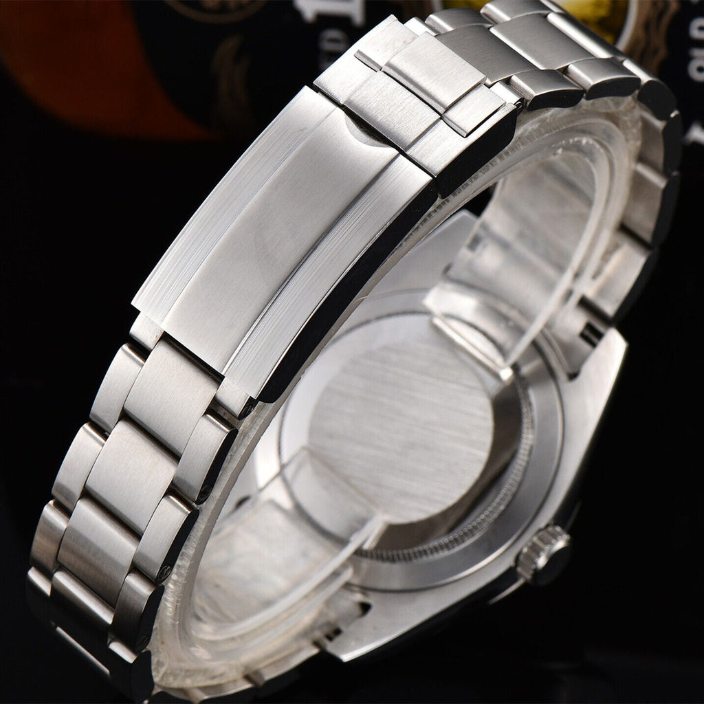 316L stainless steel men?s wristwatch, 40mm mechanical dive design with sapphire glass waterproof case