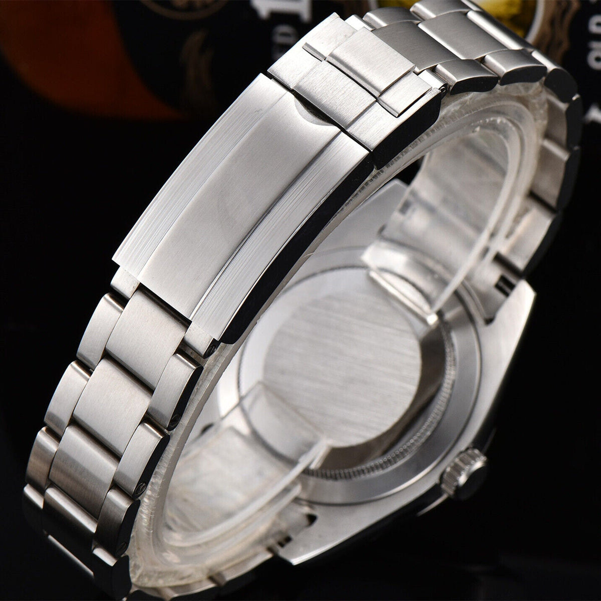 316L stainless steel men?s wristwatch, 40mm mechanical dive design with sapphire glass waterproof case