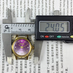 23mm SHANGHAI HAIDA lady watch featuring manual mechanical movement and sparkling imitation diamond markers