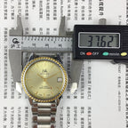 Shanghai Factory 36.5mm manual mechanical watch with 19 jewels, shock-resistant design for enhanced durability.